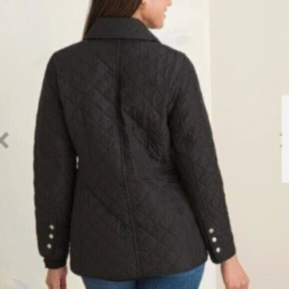 NWOT Chico's Modern Quilted Jacket - Pink - Picture 2 of 6